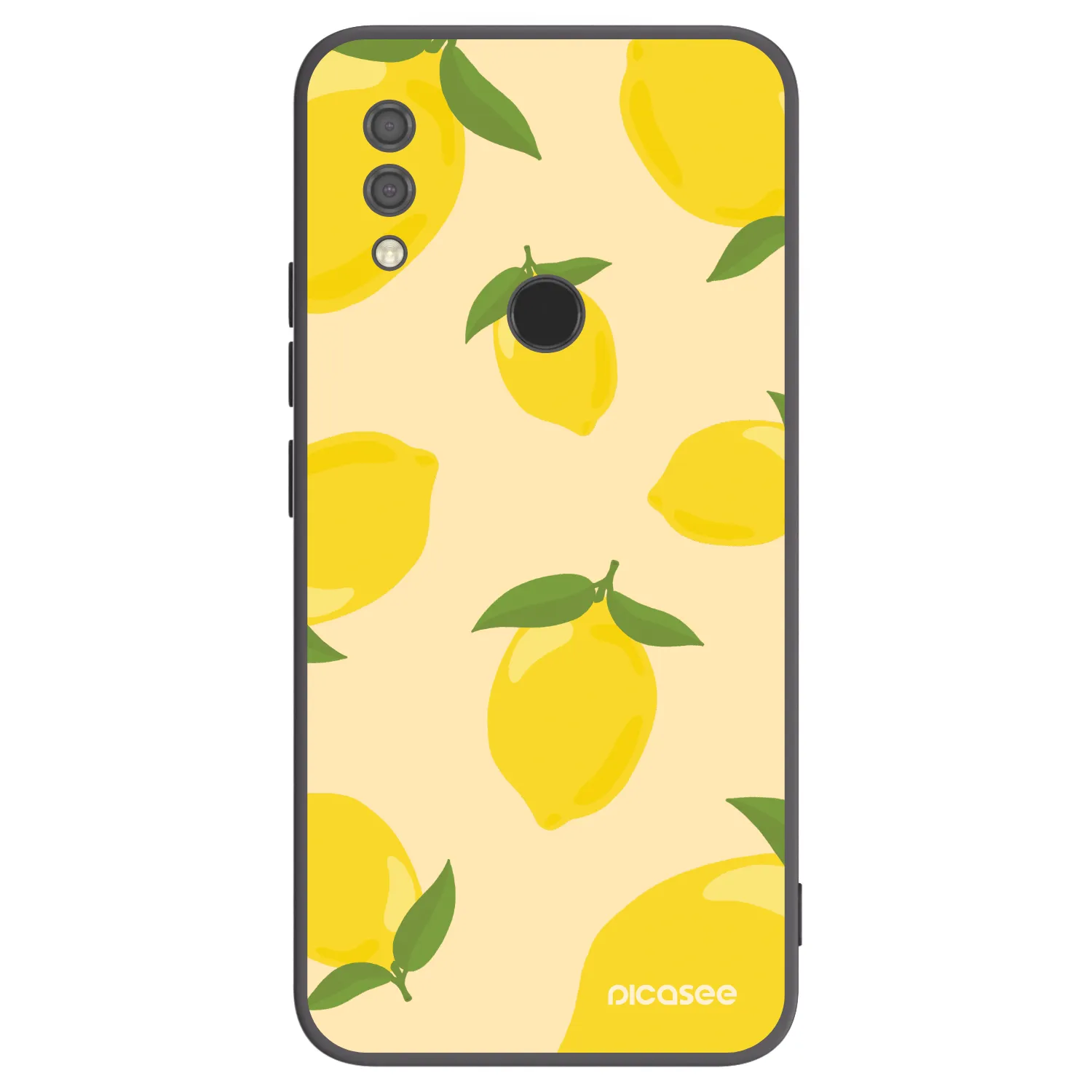 Picasee Μαύρη θήκη σιλικόνης για Xiaomi Redmi 7 - Limoncella