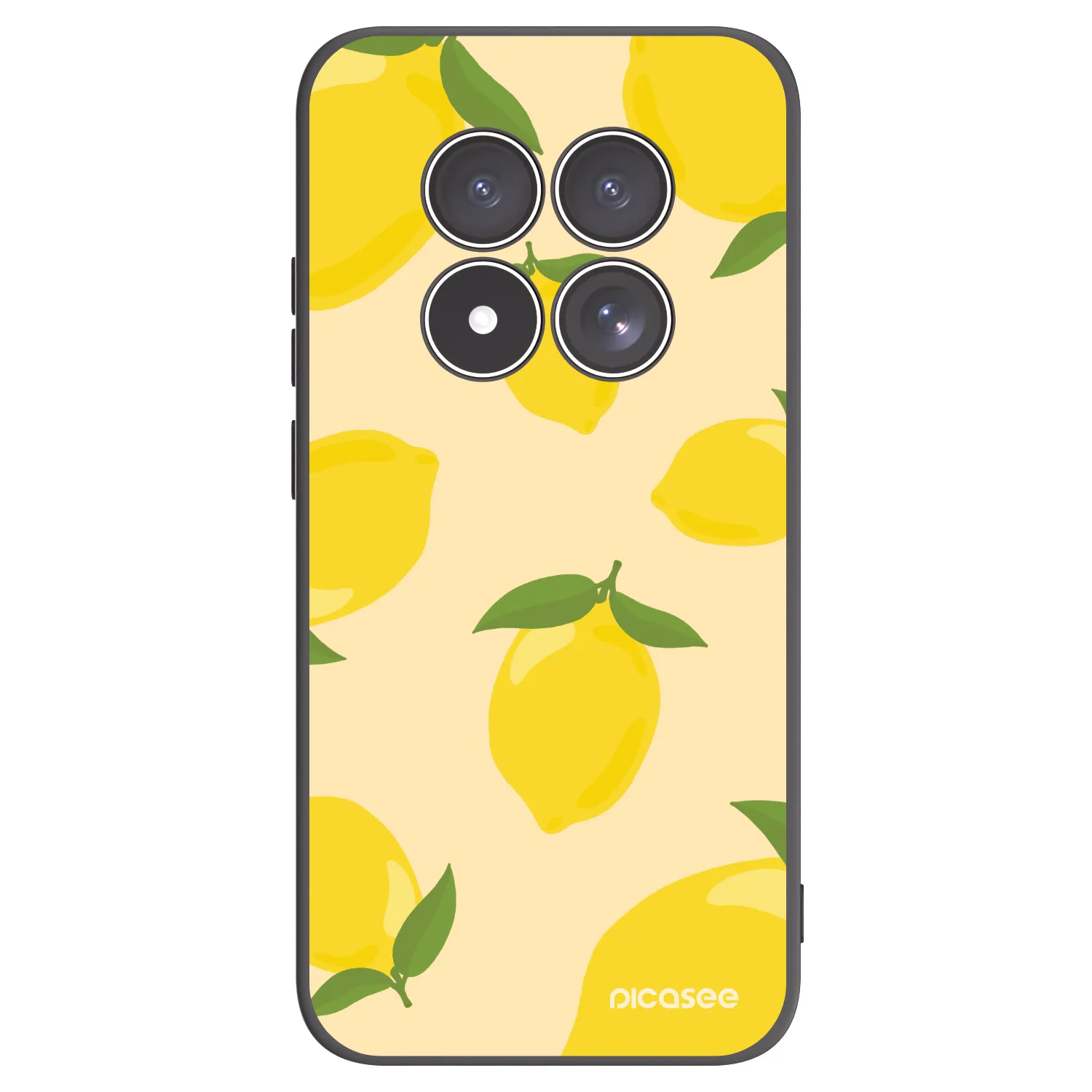 Picasee Μαύρη θήκη σιλικόνης για Xiaomi Redmi Note 15 Pro 4G - Limoncella
