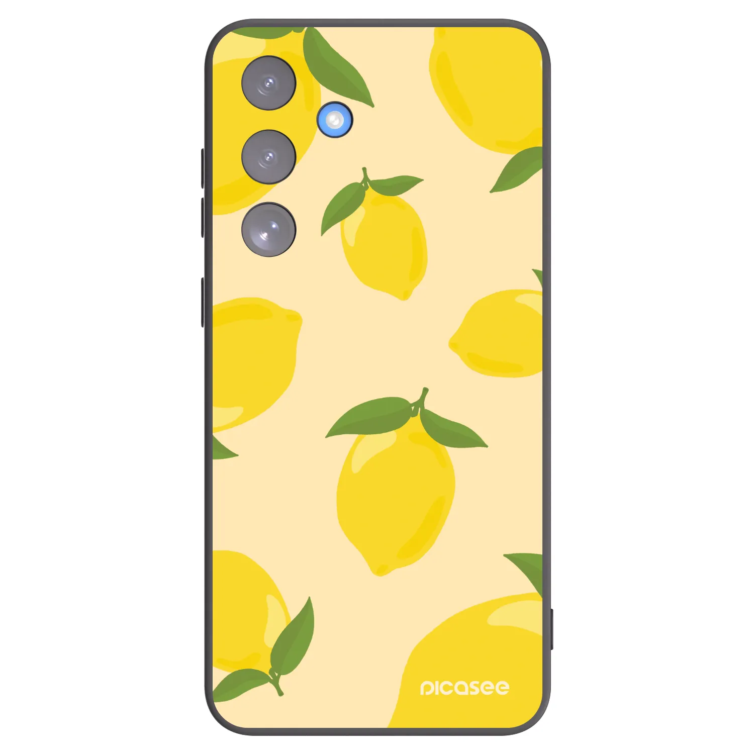 Picasee Μαύρη θήκη σιλικόνης για Samsung Galaxy S25 FE 5G - Limoncella