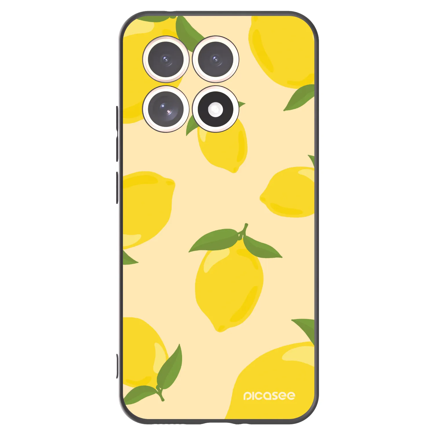 Picasee Μαύρη θήκη σιλικόνης για Xiaomi 15T - Limoncella