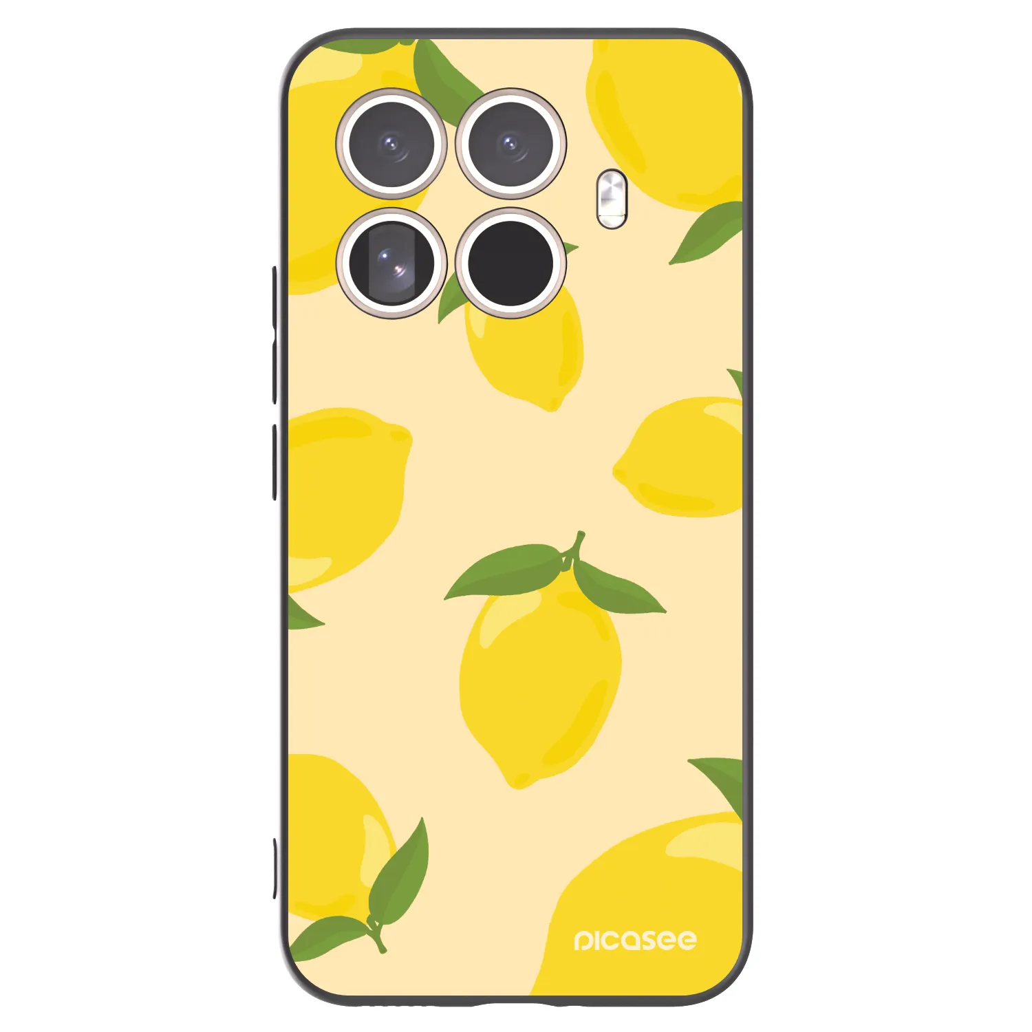 Picasee Μαύρη θήκη σιλικόνης για Xiaomi 15T Pro - Limoncella
