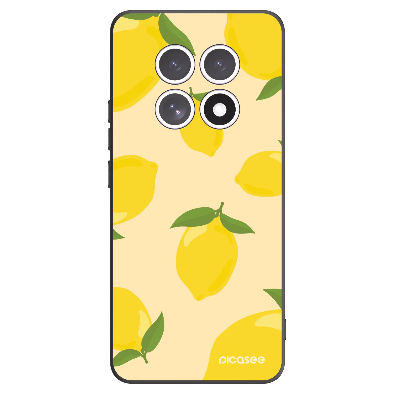 Picasee Μαύρη θήκη σιλικόνης για Xiaomi Redmi Note 15 4G - Limoncella