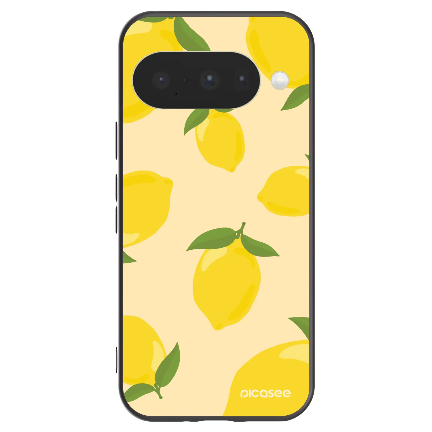 Picasee Μαύρη θήκη σιλικόνης για Google Pixel 10 - Limoncella