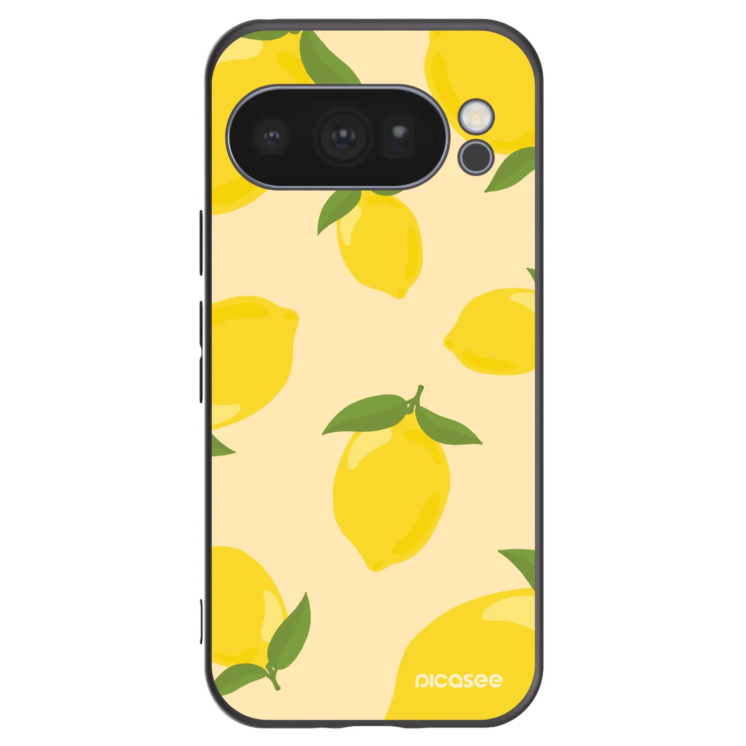 Picasee Μαύρη θήκη σιλικόνης για Google Pixel 10 Pro - Limoncella