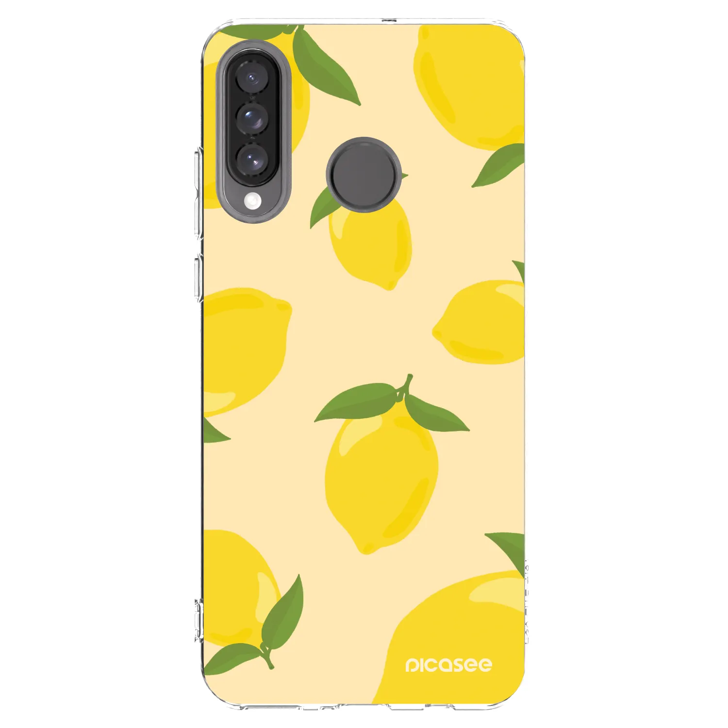 Picasee διαφανής θήκη σιλικόνης Huawei P30 Lite - Limoncella