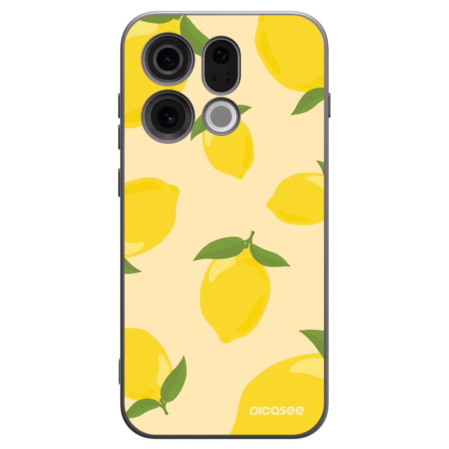Picasee Μαύρη θήκη σιλικόνης για OPPO Find X9 - Limoncella