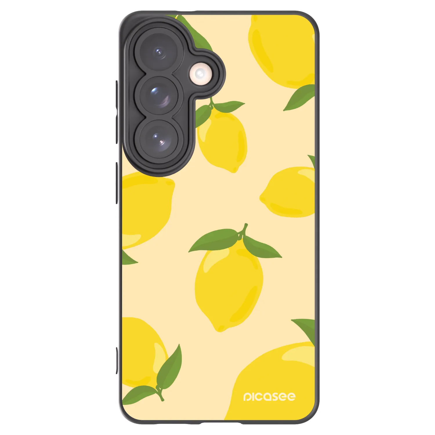 Picasee Μαύρη θήκη σιλικόνης για Samsung Galaxy S26 - Limoncella
