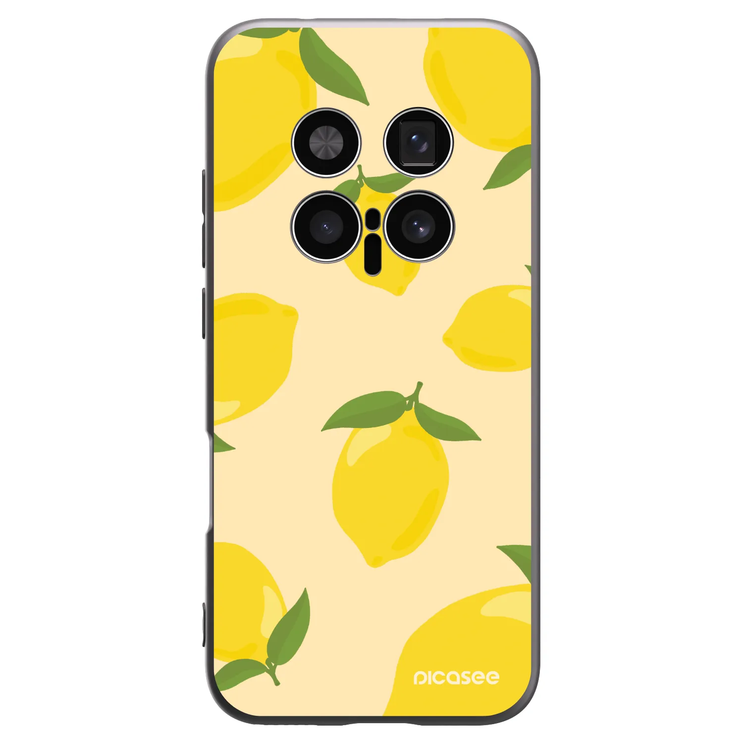 Picasee Μαύρη θήκη σιλικόνης για Honor Magic8 Pro 5G - Limoncella