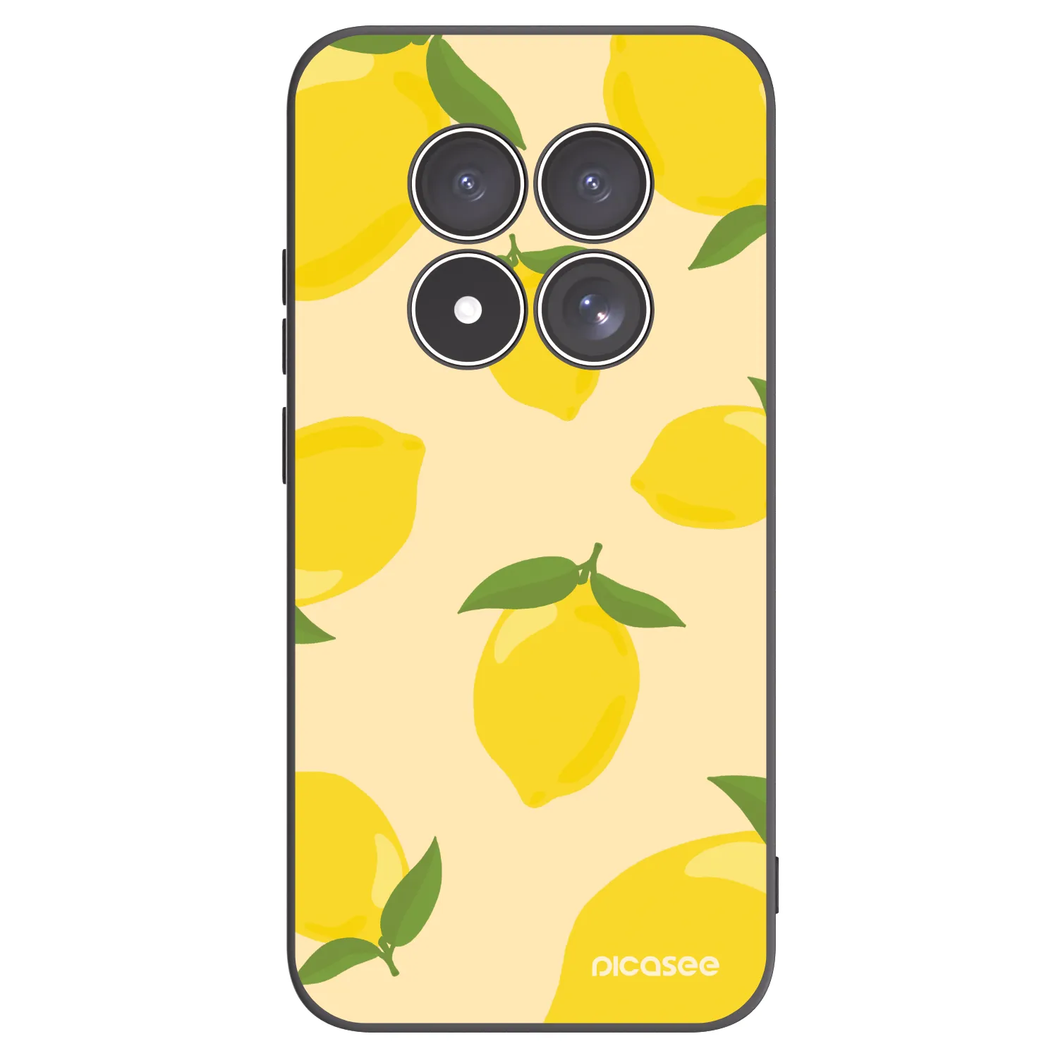 Picasee Μαύρη θήκη σιλικόνης για Xiaomi Redmi Note 15 Pro 5G - Limoncella
