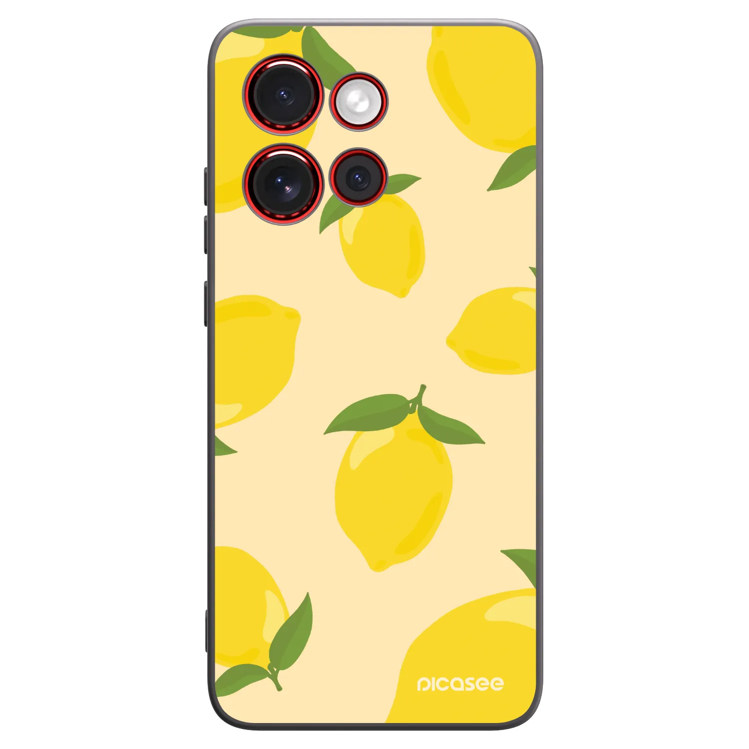 Picasee Μαύρη θήκη σιλικόνης για Motorola Edge 60 Neo 5G - Limoncella