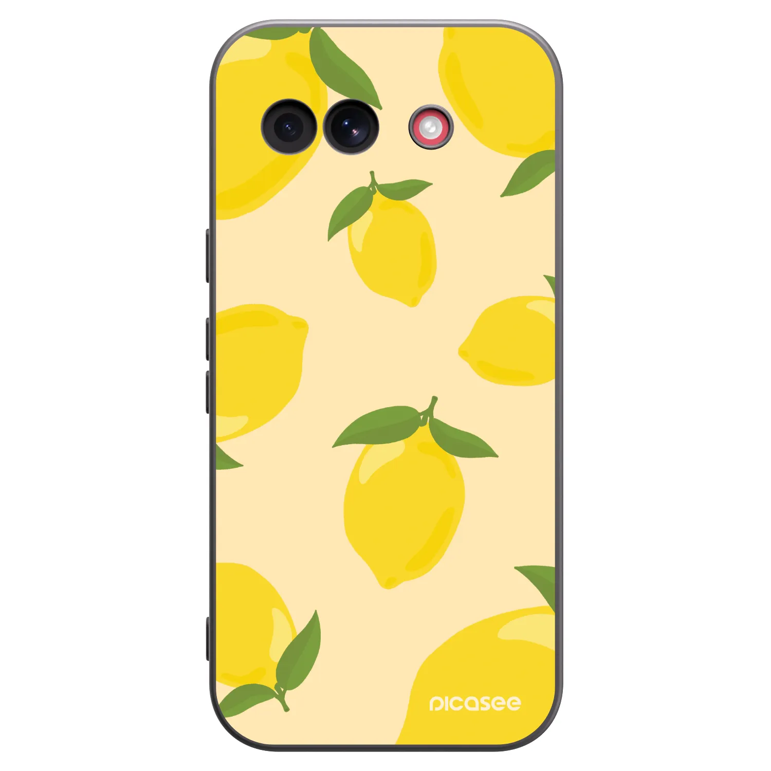 Picasee Μαύρη θήκη σιλικόνης για Google Pixel 10a - Limoncella