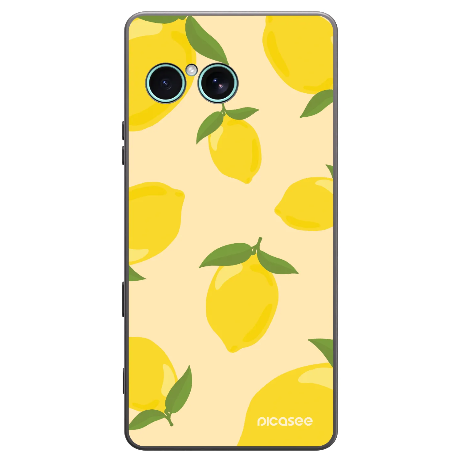 Picasee Μαύρη θήκη σιλικόνης για Sony Xperia 10 VII - Limoncella