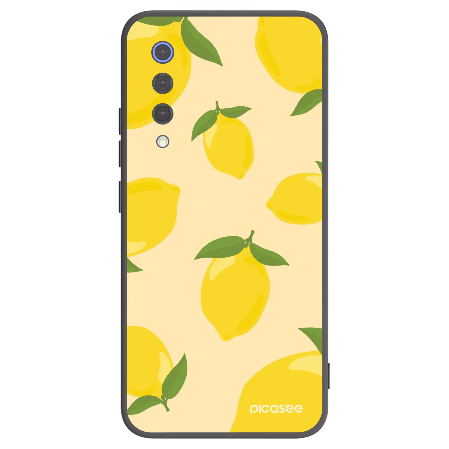 Picasee Μαύρη θήκη σιλικόνης για Xiaomi Mi 9 SE - Limoncella