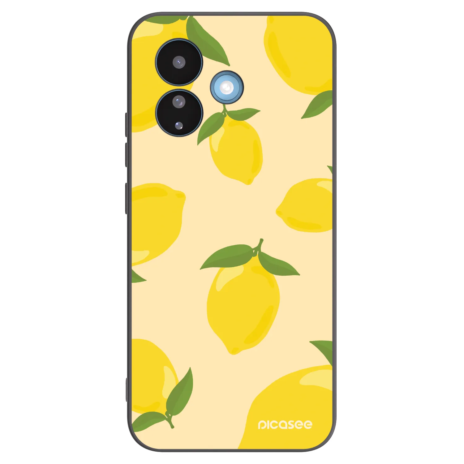 Picasee Μαύρη θήκη σιλικόνης για Xiaomi Redmi Note 17 Pro 5G - Limoncella