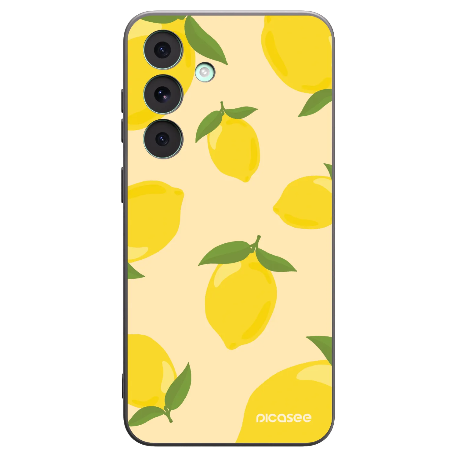 Picasee Μαύρη θήκη σιλικόνης για Samsung Galaxy S26 FE - Limoncella