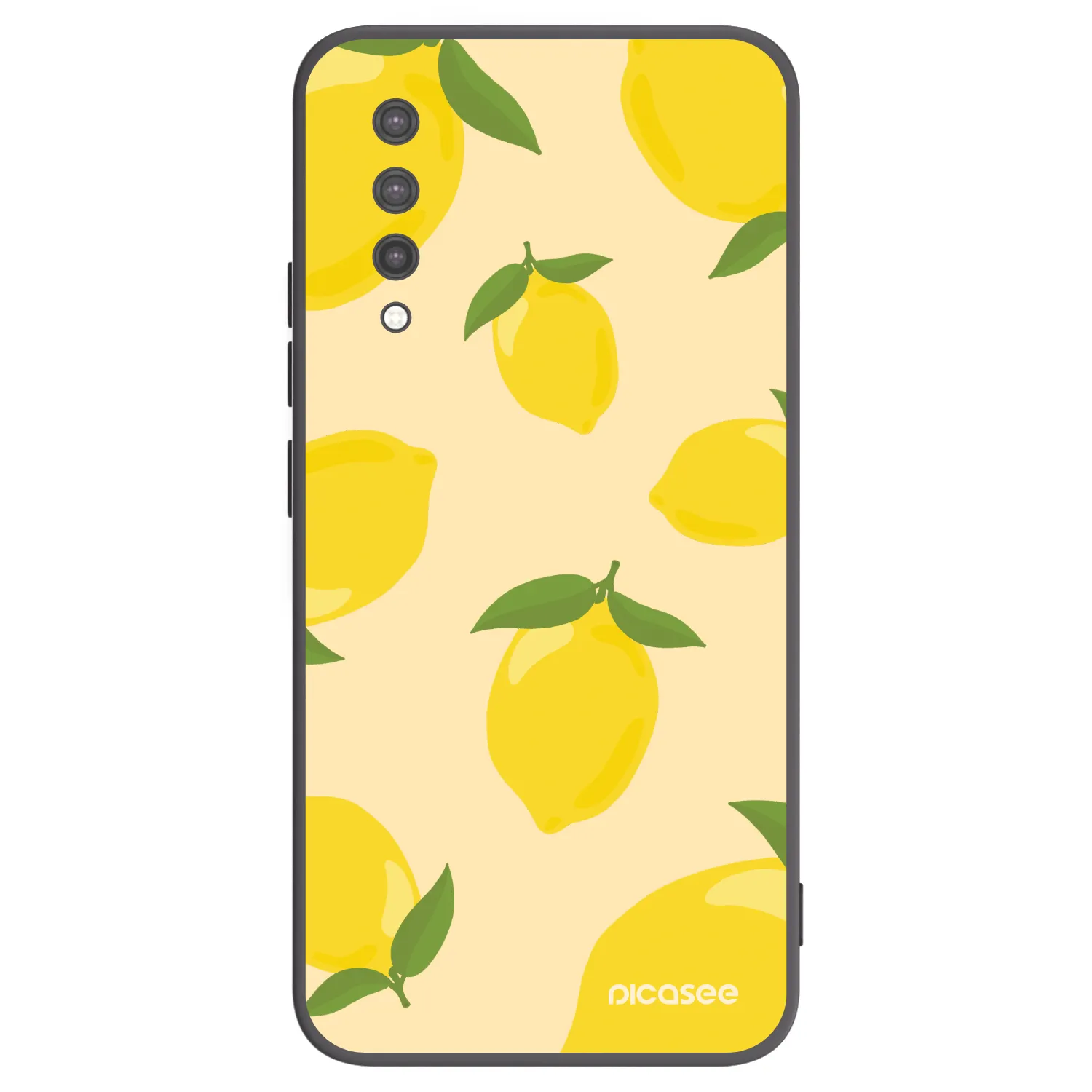 Picasee Μαύρη θήκη σιλικόνης για Xiaomi Mi 9 Lite - Limoncella