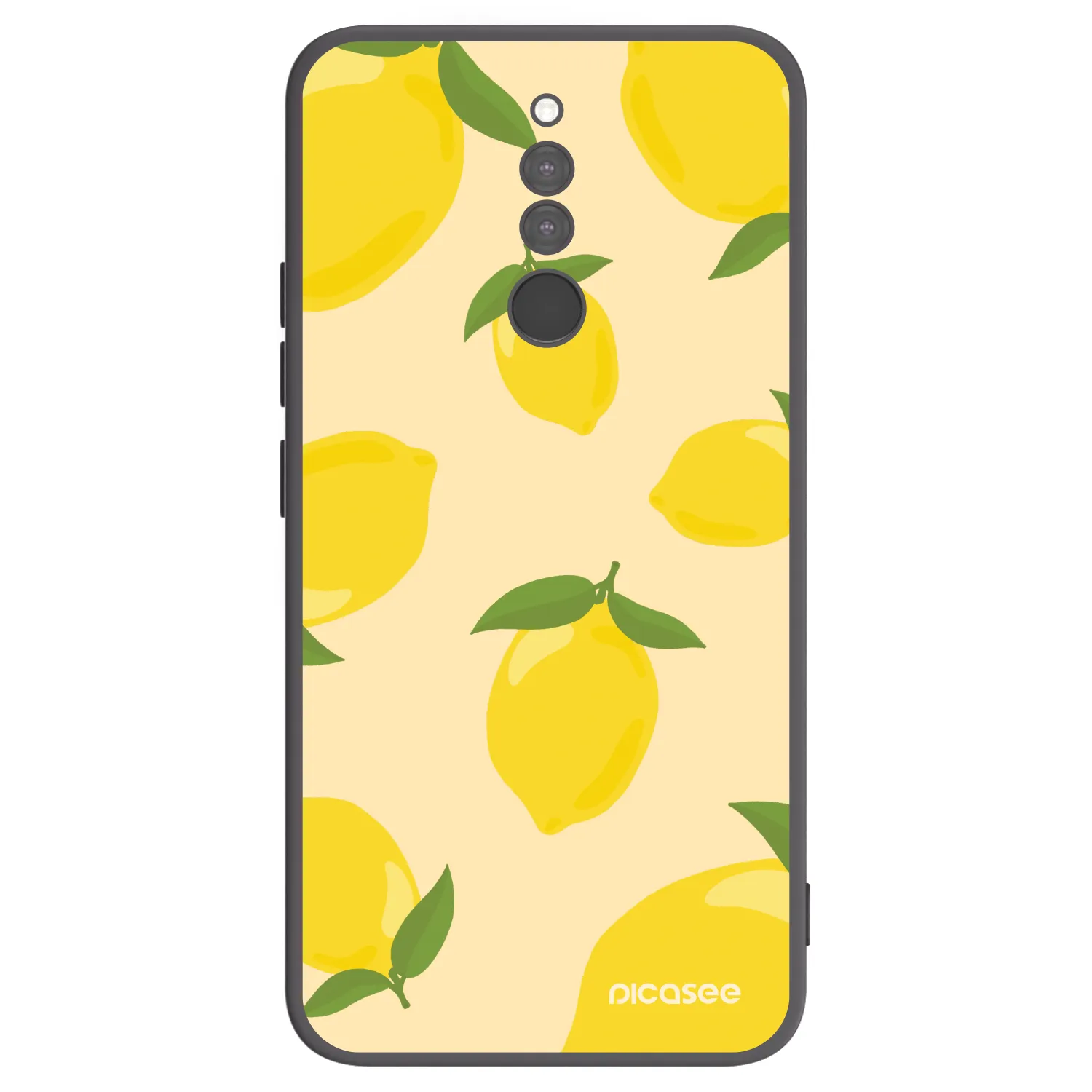 Picasee Μαύρη θήκη σιλικόνης για Xiaomi Redmi 8 - Limoncella