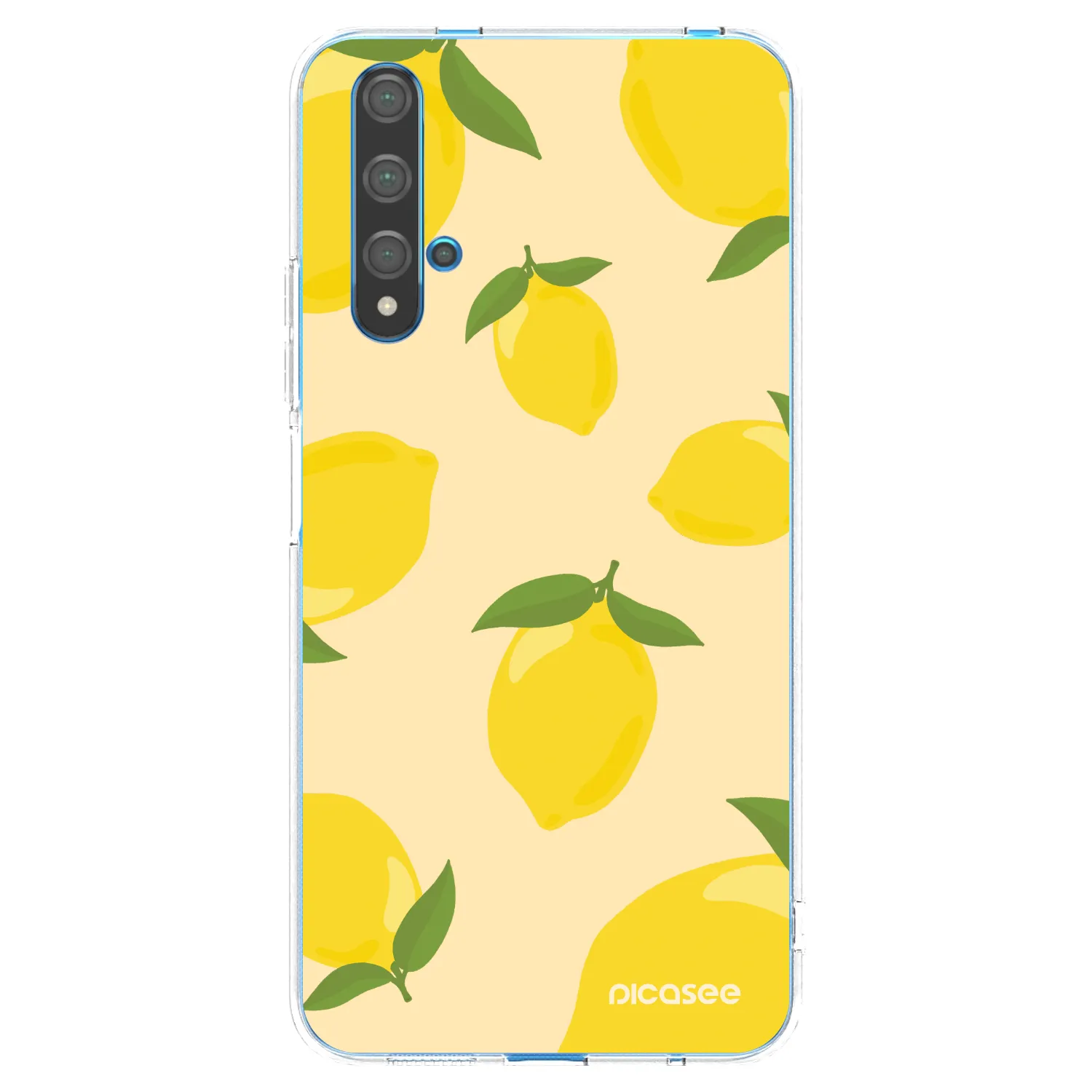 Picasee διαφανής θήκη σιλικόνης Huawei Nova 5T - Limoncella