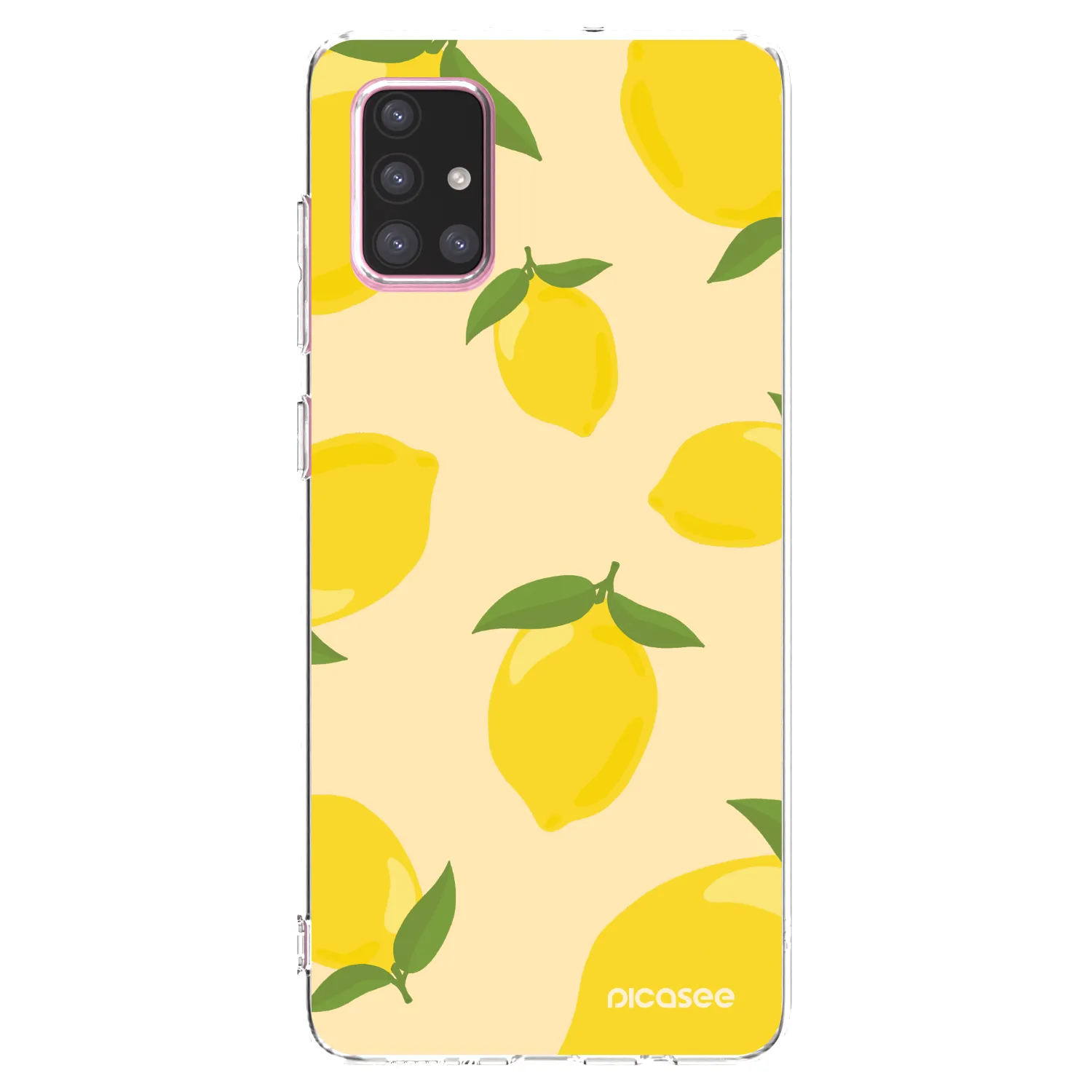 Picasee διαφανής θήκη σιλικόνης Samsung Galaxy A71 A715F - Limoncella