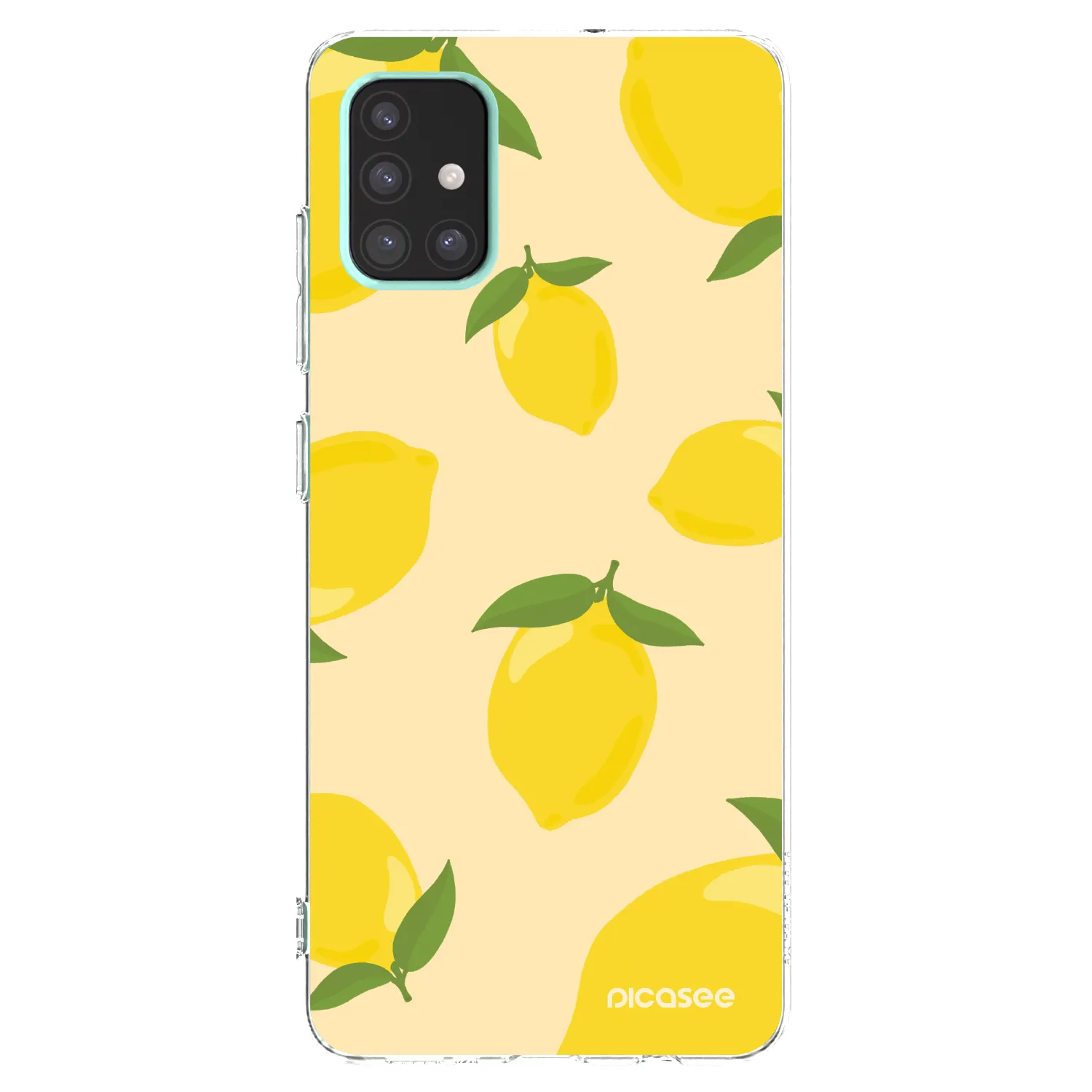 Picasee διαφανής θήκη σιλικόνης Samsung Galaxy A51 A515F - Limoncella