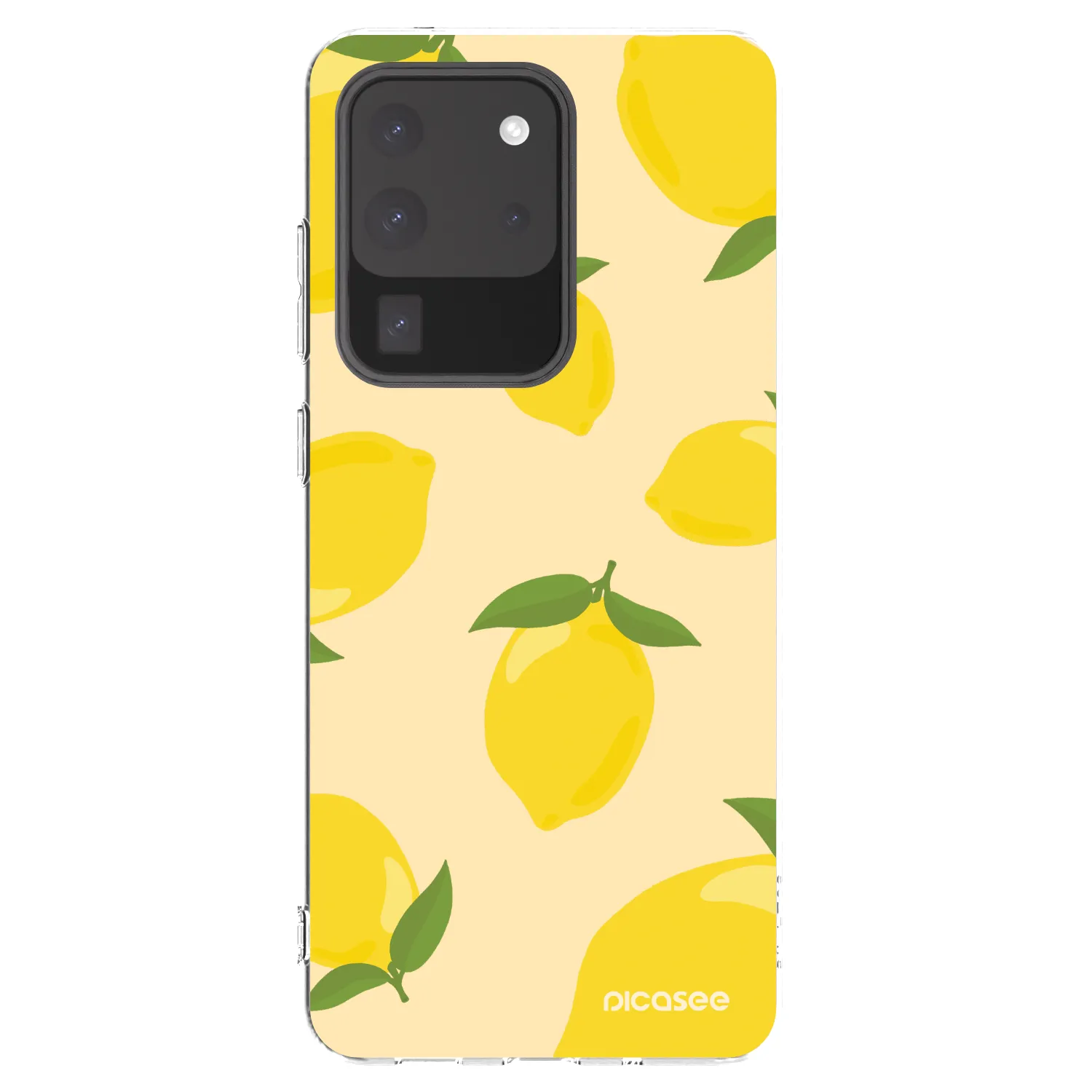Picasee διαφανής θήκη σιλικόνης Samsung Galaxy S20 Ultra 5G G988F - Limoncella