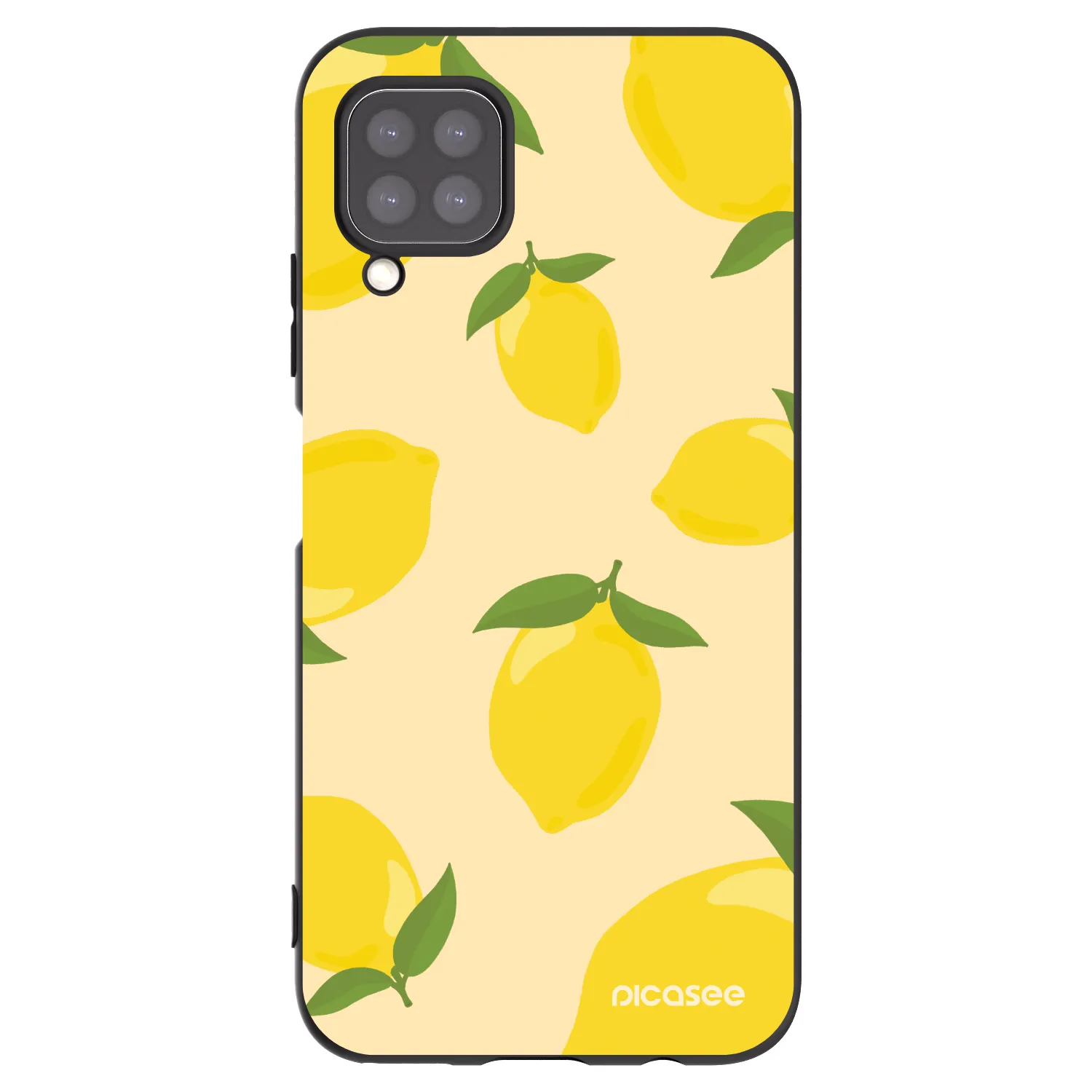 Picasee Μαύρη θήκη σιλικόνης για Huawei P40 Lite - Limoncella