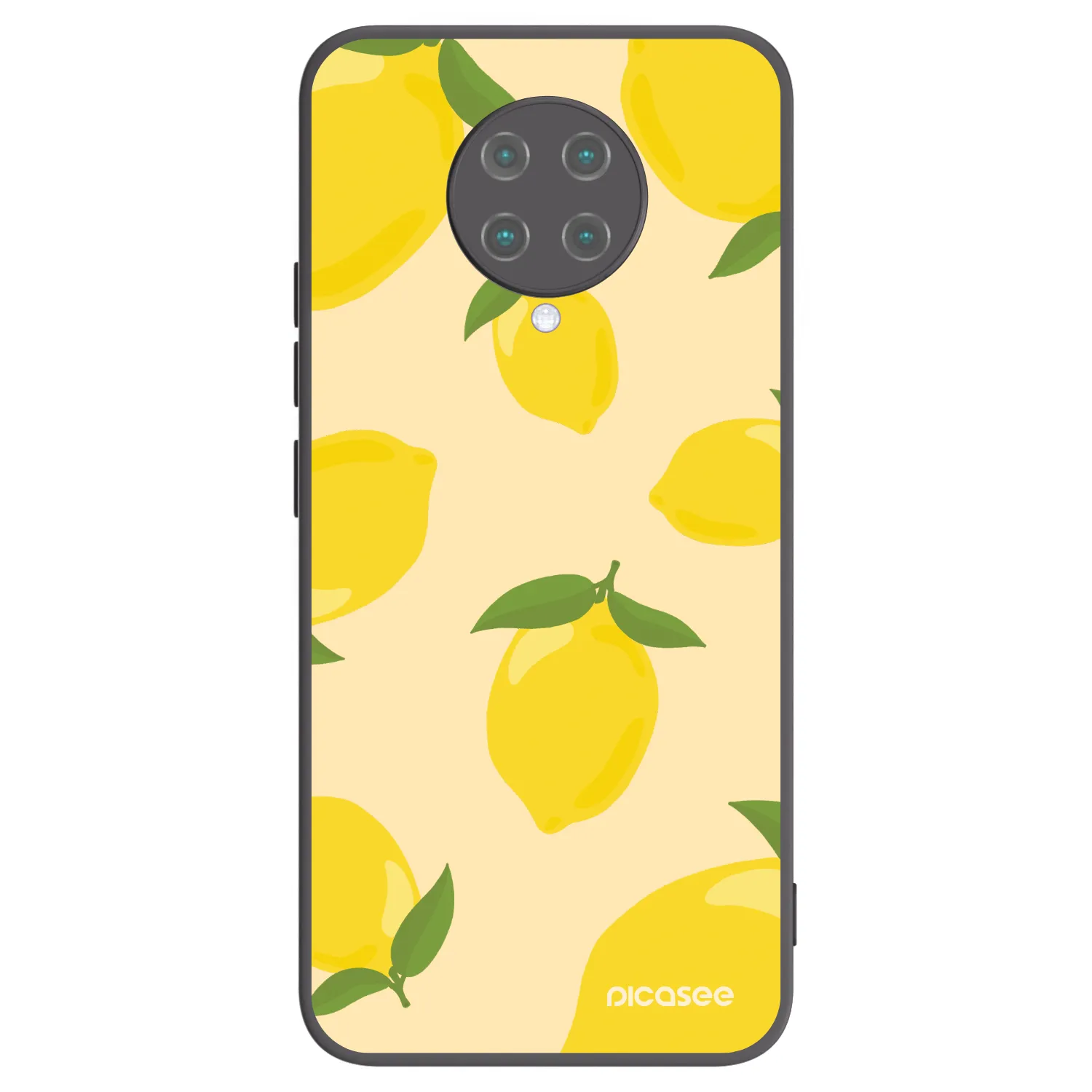 Picasee Μαύρη θήκη σιλικόνης για Xiaomi Poco F2 Pro - Limoncella