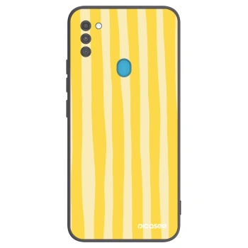 Θήκη για Samsung Galaxy M11 - Lines lemon