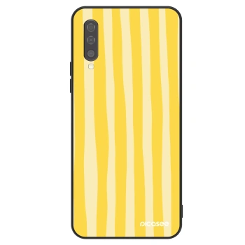 Θήκη για Samsung Galaxy A50 A505F - Lines lemon