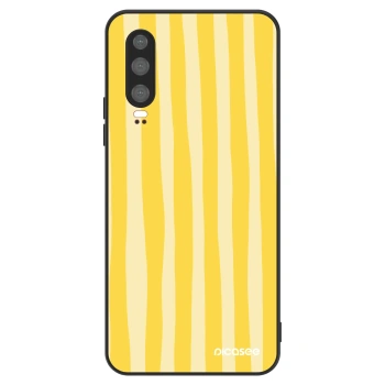Θήκη για Huawei P30 - Lines lemon
