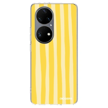 Θήκη για Huawei P50 - Lines lemon