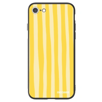 Picasee ULTIMATE CASE για Apple iPhone SE 2020 - Lines lemon