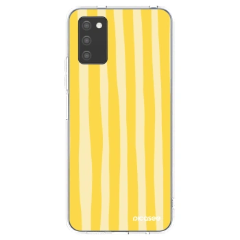 Θήκη για Samsung Galaxy A03s A037G - Lines lemon