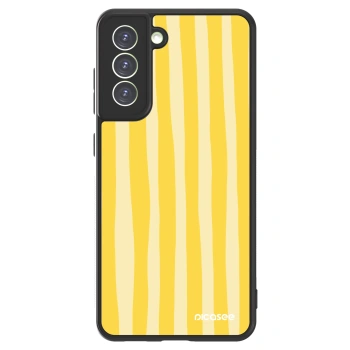 Picasee ULTIMATE CASE για Samsung Galaxy S21 FE 5G - Lines lemon