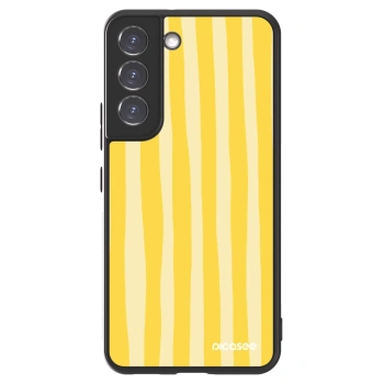 Θήκη για Samsung Galaxy S22 5G - Lines lemon