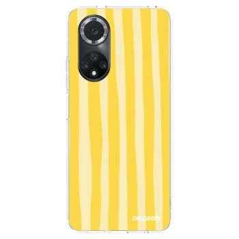 Picasee διαφανής θήκη σιλικόνης Huawei Nova 9 SE - Lines lemon