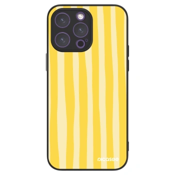Picasee ULTIMATE CASE για Apple iPhone 14 Pro Max - Lines lemon