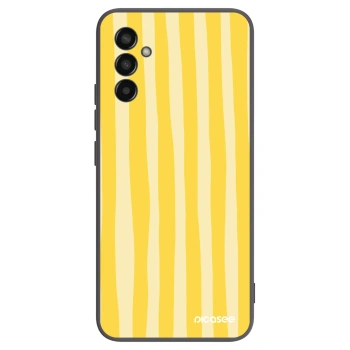 Θήκη για Samsung Galaxy M13 M135F - Lines lemon