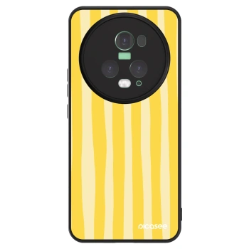 Θήκη για Honor Magic5 Pro - Lines lemon