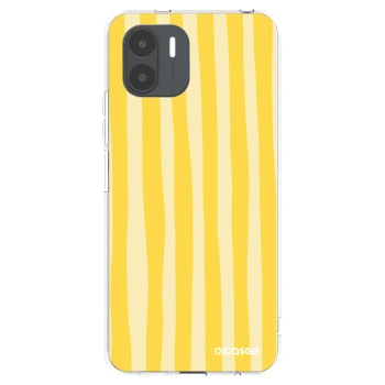 Picasee διαφανής θήκη σιλικόνης Xiaomi Redmi A2 - Lines lemon