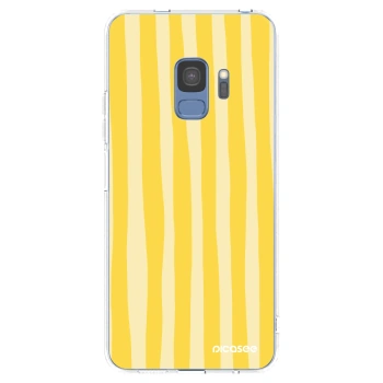 Θήκη για Samsung Galaxy S9 G960F - Lines lemon