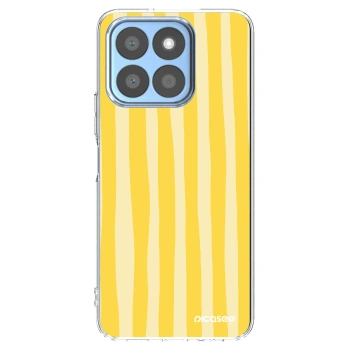 Picasee διαφανής θήκη σιλικόνης Honor X8b - Lines lemon