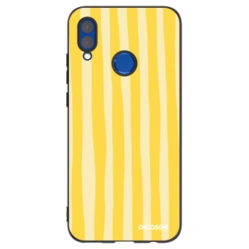 Θήκη για Honor 10 Lite - Lines lemon