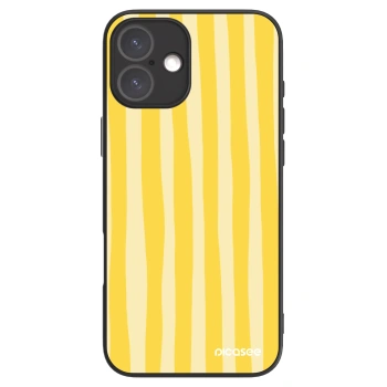 Picasee ULTIMATE CASE για Apple iPhone 16 Plus - Lines lemon