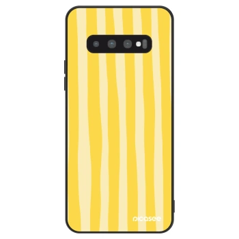 Θήκη για Samsung Galaxy S10 Plus G975 - Lines lemon