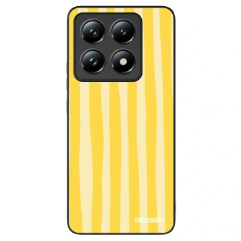 Picasee ULTIMATE CASE για Xiaomi 14T Pro - Lines lemon