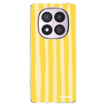 Picasee διαφανής θήκη σιλικόνης Xiaomi Redmi Note 14 Pro 5G - Lines lemon