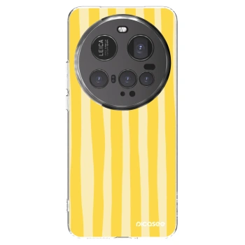 Picasee διαφανής θήκη σιλικόνης Xiaomi 15 Ultra - Lines lemon