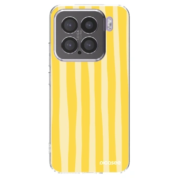 Picasee διαφανής θήκη σιλικόνης Xiaomi 15 - Lines lemon