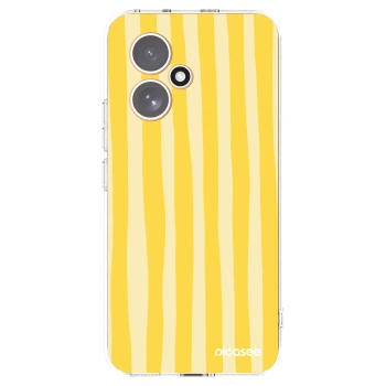 Picasee διαφανής θήκη σιλικόνης Honor 400 5G - Lines lemon